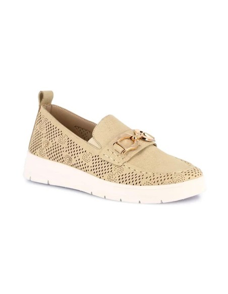 Grunland Sivi mocassino laserato super leggero